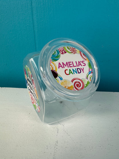 Personalized Candy Jar (A to H)